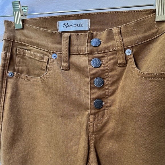 NWT Madewell burnished cedar 9” high rise skinny - Picture 8 of 9